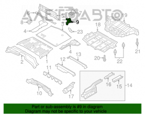 Palet pentru baterie Nissan Leaf 11-12