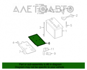 Platforma bateriei Nissan Leaf 11-12