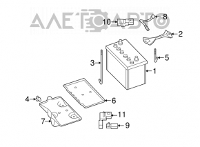 Platforma bateriei Nissan Leaf 11-12