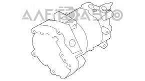 Compresorul de aer condiționat Nissan Leaf 11-12