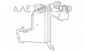 Deflector radiator dreapta Nissan Leaf 11-12