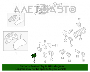 Butonul de stabilizare Nissan Leaf 13-17