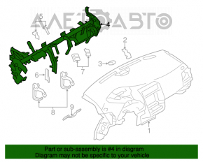 Труба подторпедная усиление Nissan Leaf 13-17