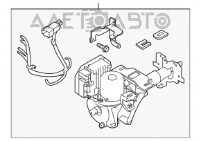 Рулевая колонка с электроусилителем Nissan Leaf 11-12