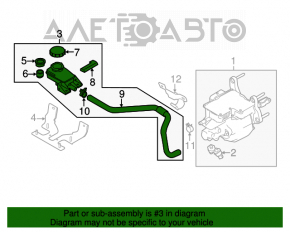 Rezervorul de combustibil al Nissan Leaf 11-17