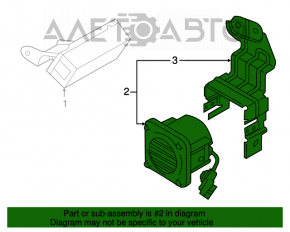 Semnal de avertizare Nissan Leaf 11-17