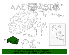 TRANSMISSION CONTROL MODULE Nissan Leaf 11-12