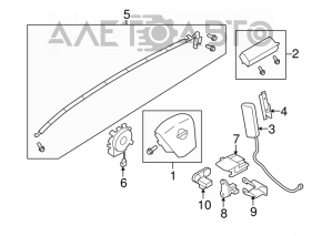 Senzor airbag frontal Nissan Murano z51 09-14