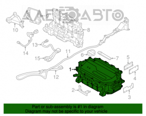 Invertorul Nissan Leaf 11-12