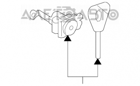 Bucșă de blocare față stânga Subaru Forester 08-13 SH cu cheie