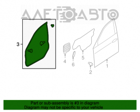 Garnitură ușă față dreapta Subaru Forester 08-13 SH