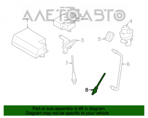 Sonda lambda pentru al doilea Subaru Forester 08-13 SH, nou, original OEM.