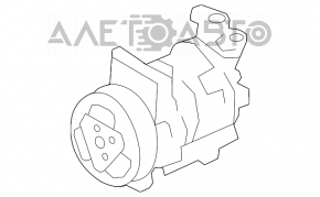 Radiatorul condensatorului de aer condiționat pentru Subaru Forester 08-13 SH