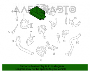 Canistra cu absorbant de cărbune pentru Subaru Forester 08-13 SH