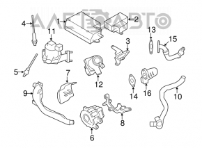 Canistra cu absorbant de cărbune pentru Subaru Forester 08-13 SH