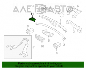 Воздуховод правый Subaru Forester 08-13 SH