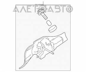 Трапеция дворников с моторчиком задняя Subaru Forester 08-13 SH новый OEM оригинал