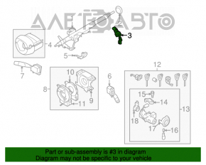 Рулевой карданчик Subaru Forester 08-13 SH