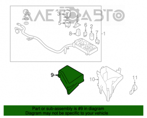 Крышка блока предохранителей Subaru Forester 09-13 SH