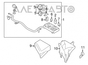 Крышка блока предохранителей Subaru Forester 09-13 SH