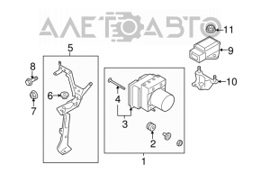 ABS ABS Subaru Forester 14-18 SJ manuală