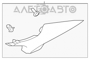 Capac spate dreapta Suzuki Kizashi 10-15 bej