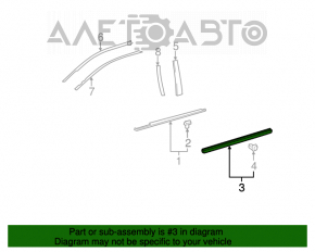 Capac usa fata stanga inferioara Toyota Avalon 05-12 zgarieturi, uzura.