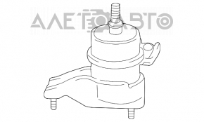 Подушка двигателя левая Toyota Camry v40 hybrid