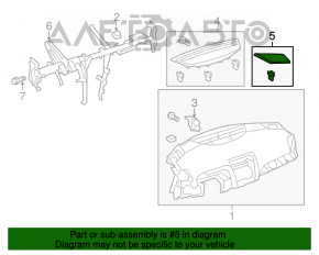 Решетка торпедного динамика правая Toyota Camry v40