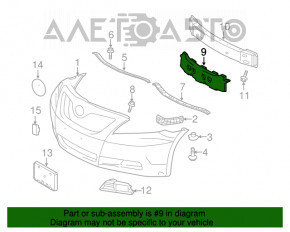 Absorbantul de bara fata pentru Toyota Camry V40 07-09, nou, neoriginal