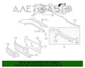 Garnitura ștergătoarelor de parbriz stânga Toyota Camry v40