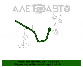 Stabilizator spate Toyota Camry v40 hibrid ruginit.