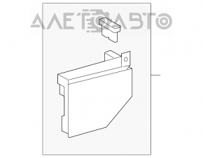 Blocul de siguranțe al ECU-ului caroseriei Toyota Camry v40 hibrid