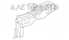 Блок предохранителей подкапотный Lexus ES350 07-12 сломаны крепления, без крышки