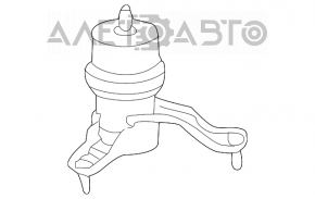 Pernele motorului dreapta Toyota Sienna 11-20 3.5 nou aftermarket TENACITY