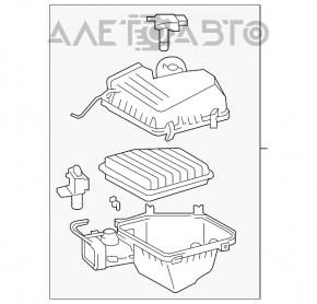 Корпус воздушного фильтра Toyota Avalon 05-12