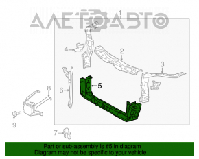 Bara inferioară a televizorului Toyota Avalon 13-18