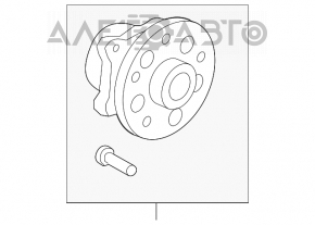 Rulment roată spate dreapta Toyota Highlander 08-13 AWD nou aftermarket KOYO