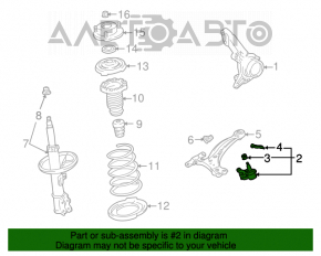 Шаровая опора передняя правая Lexus RX300 RX330 RX350 RX400h 04-09