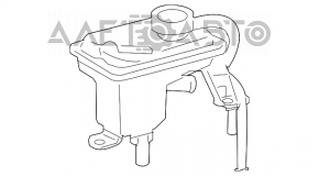 Radiatorul de răcire a invertorului Lexus RX400h 06-09