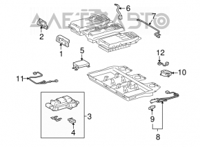 Компьютер ВВБ battery sensor Lexus RX400h 06-09