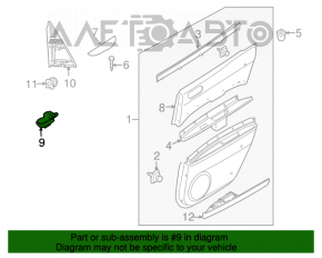 Управление стеклоподъемником задним правым Mazda CX-7 06-09