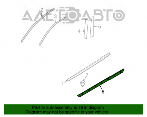 Capac usa fata stanga inferioara Mazda CX-7 06-09 zgarieturi