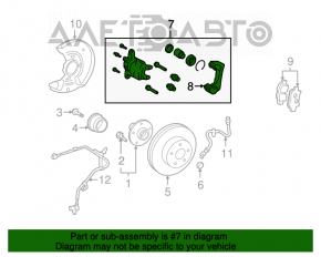 Suport dreapta față Toyota Prius 2004-2009