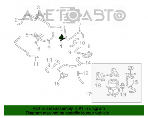 Pompa de răcire a invertorului Toyota Prius 2004-2009 fără suport