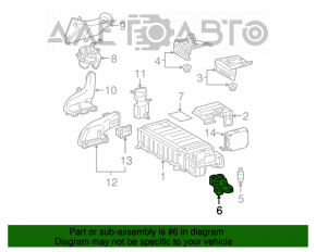 Fuzibilul de siguranță VVB pentru Toyota Prius 20 04-09.