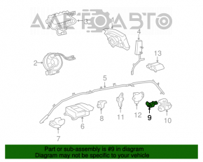 Senzor airbag usa stanga Toyota Prius 2004-2009