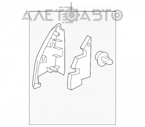 Capacul colțului interior frontal stânga Suzuki Kizashi 10-15