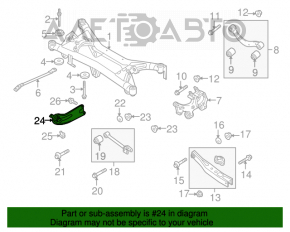 Maneta longitudinală spate dreapta Suzuki Kizashi 10-15 AWD