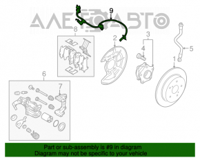 Senzor ABS spate dreapta Suzuki Kizashi 10-15